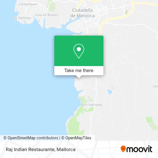 Raj Indian Restaurante map