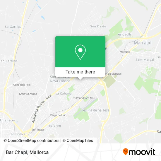 Bar Chapi map