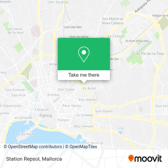 Station Repsol map