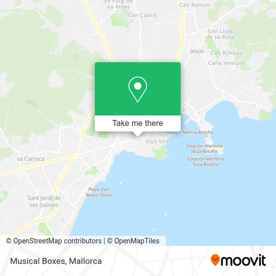 Musical Boxes map
