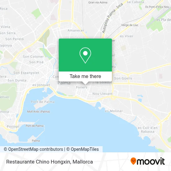 Restaurante Chino Hongxin map