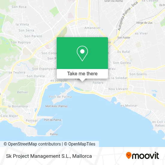 Sk Project Management S.L. map