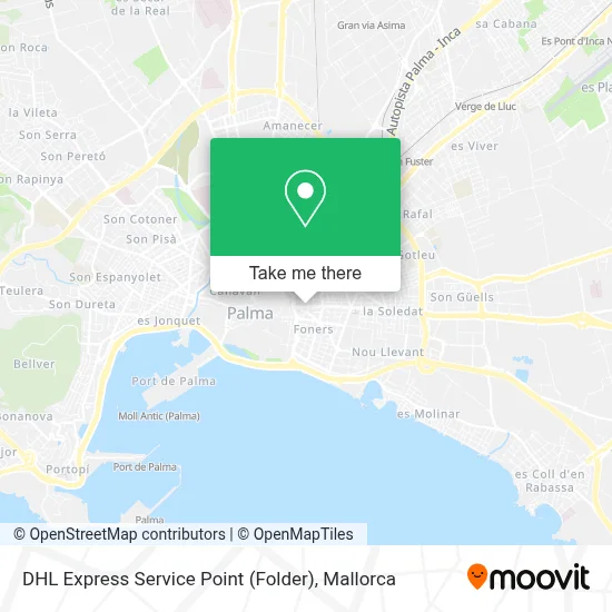 DHL Express Service Point (Folder) map