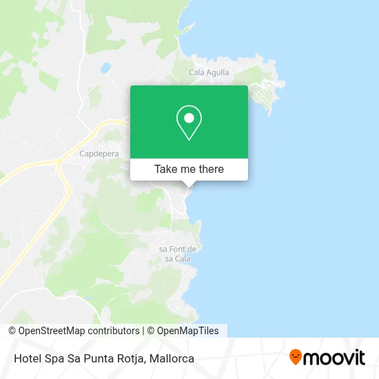 Hotel Spa Sa Punta Rotja map