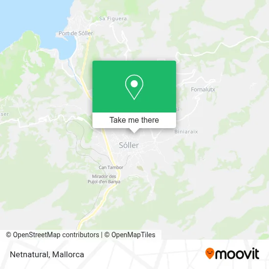 Netnatural map