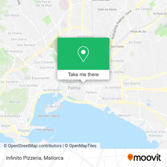 Infinito Pizzeria map