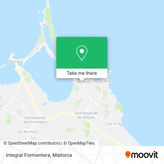 Integral Formentera map