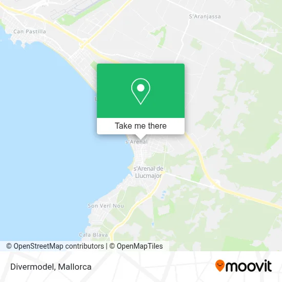 Divermodel map