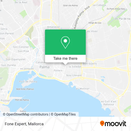 Fone Expert map