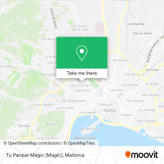 Tu Parque Magic map