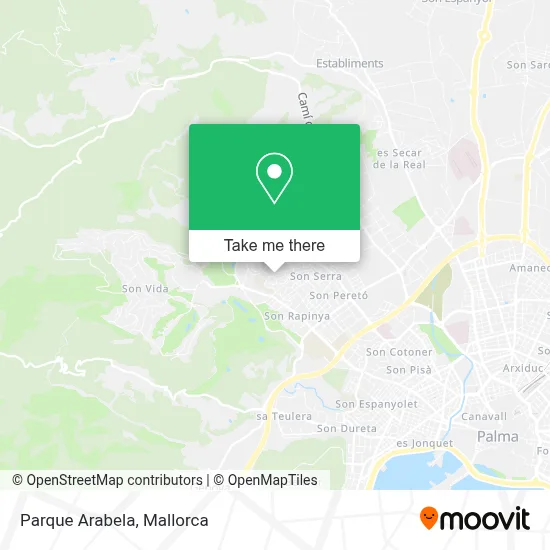 Parque Arabela map