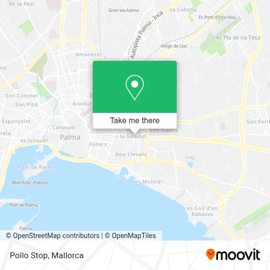 Pollo Stop map