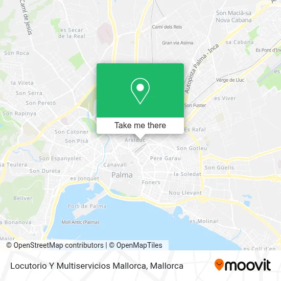 Locutorio Y Multiservicios Mallorca map