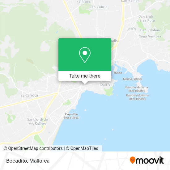 Bocadito map