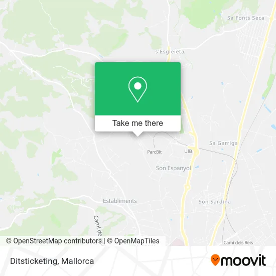 Ditsticketing map