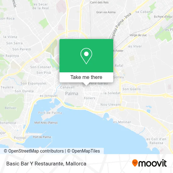 Basic Bar Y Restaurante map