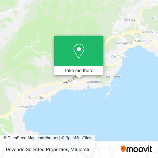 Devendo Selected Properties map