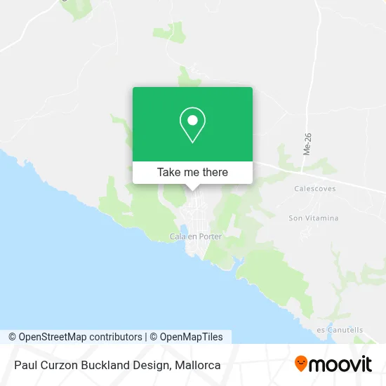 Paul Curzon Buckland Design map