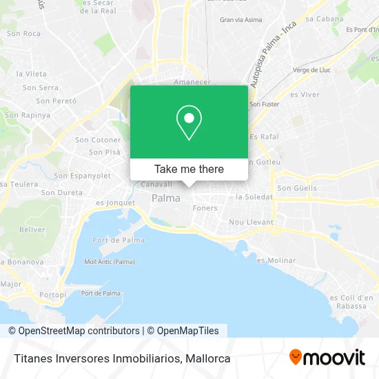 Titanes Inversores Inmobiliarios map