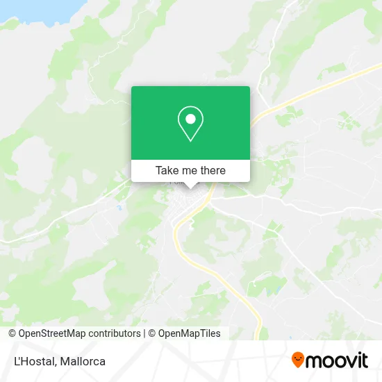 L'Hostal map