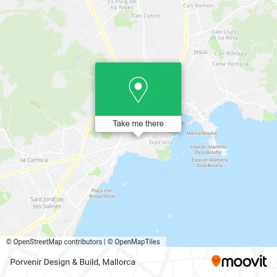 Porvenir Design & Build map