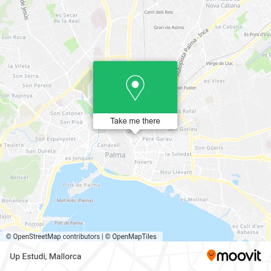 Up Estudi map