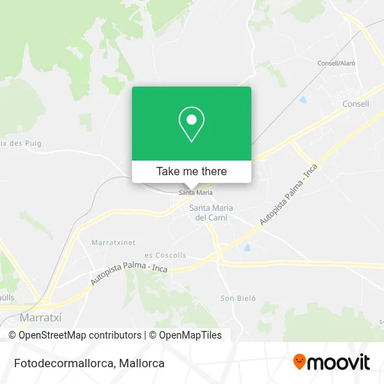 Fotodecormallorca map