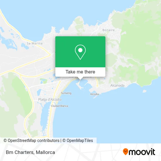 Bm Charters map