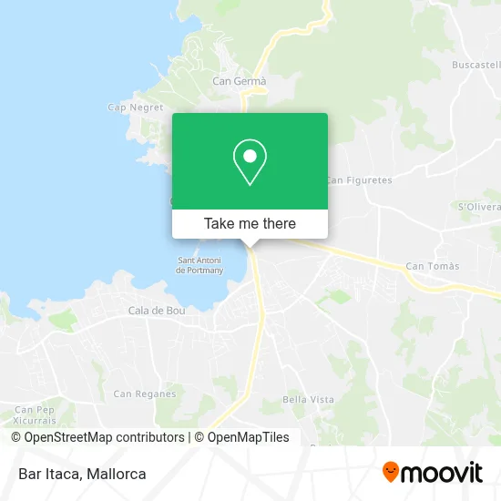 Bar Itaca map
