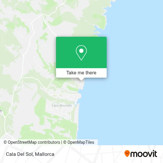 Cala Del Sol map