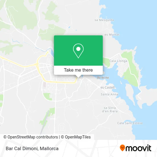 Bar Cal Dimoni map