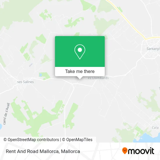 Rent And Road Mallorca map