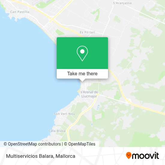 Multiservicios Balara map