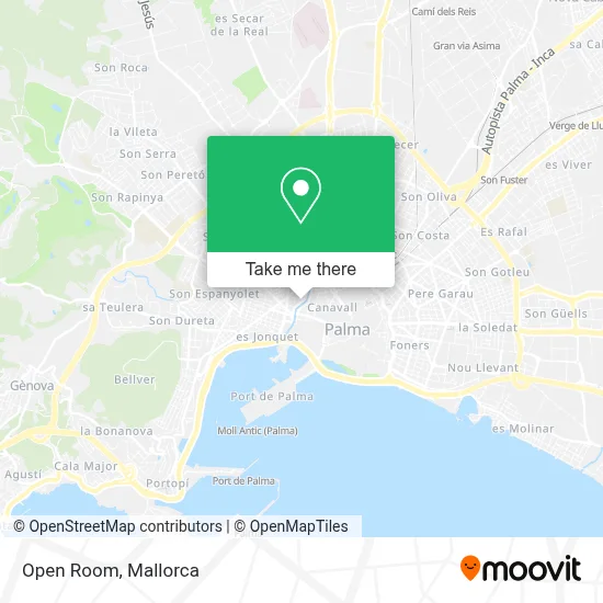 Open Room map
