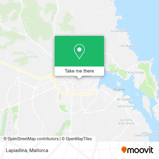 Lapiadina map