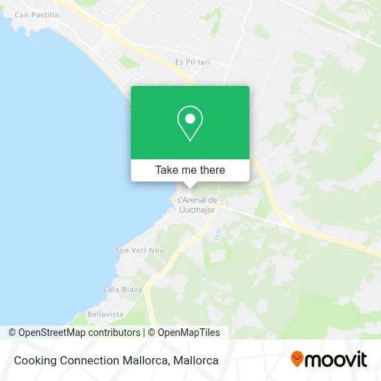 Cooking Connection Mallorca map