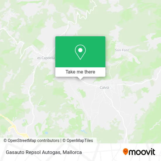 Gasauto Repsol Autogas map