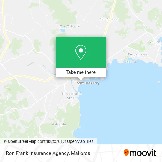 Ron Frank Insurance Agency map