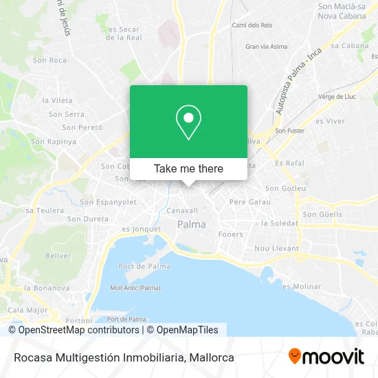 Rocasa Multigestión Inmobiliaria map
