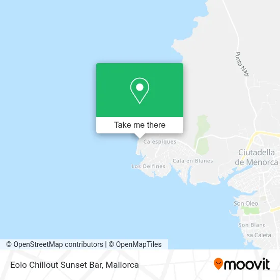 Eolo Chillout Sunset Bar map