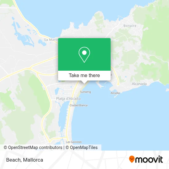 Beach map