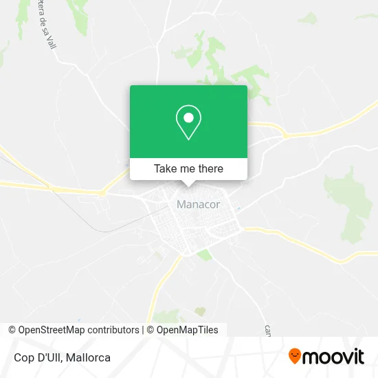 Cop D'Ull map
