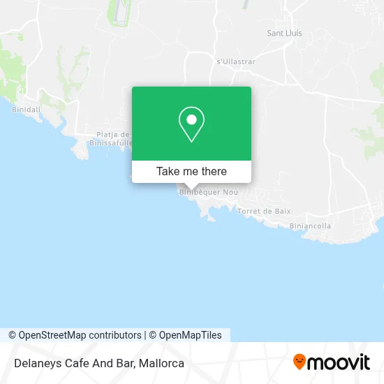 Delaneys Cafe And Bar map