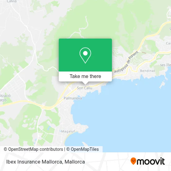 Ibex Insurance Mallorca map