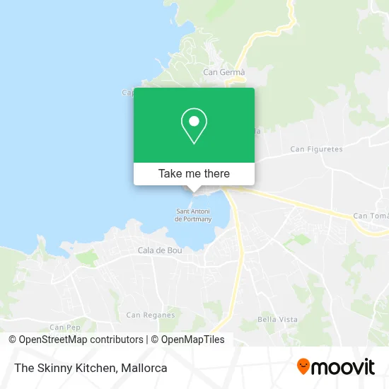 The Skinny Kitchen map