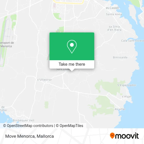 Move Menorca map