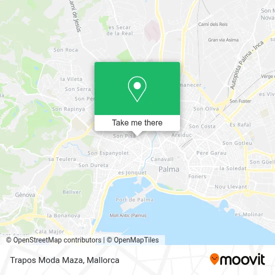 Trapos Moda Maza map