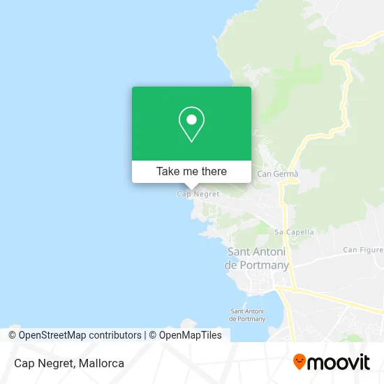 Cap Negret map