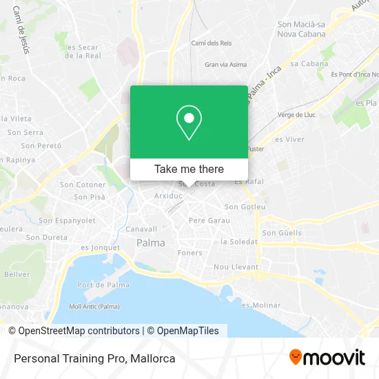 Personal Training Pro map