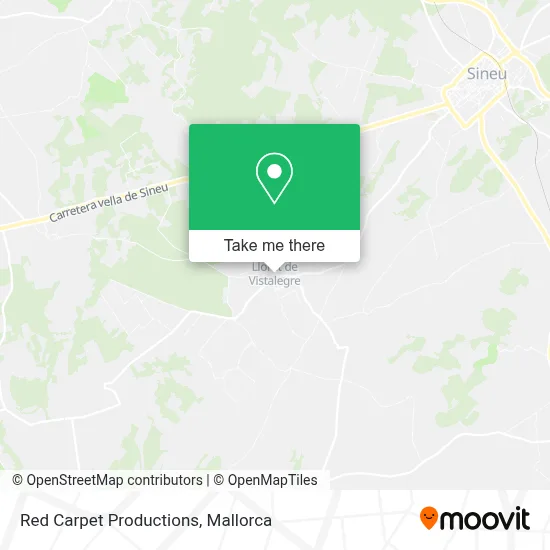 Red Carpet Productions map